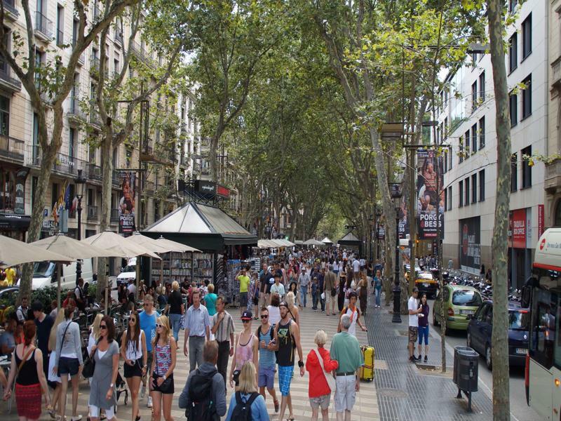 Hostal Mimi Las Ramblas Barselona Dış mekan fotoğraf